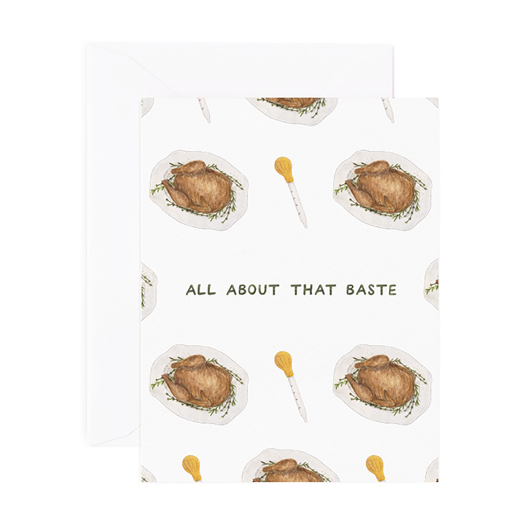 All About That Baste Thanksgiving Card
