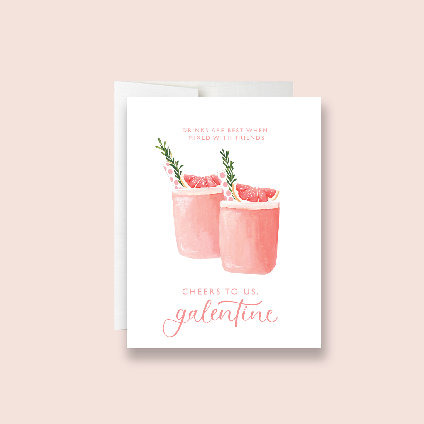 Galentine Cocktails Greeting Card