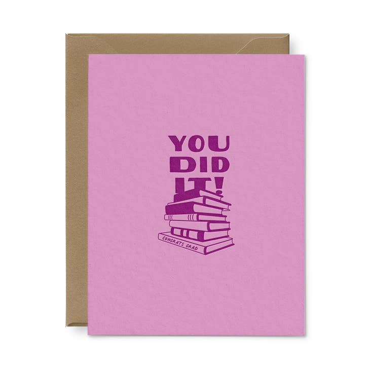 You Did It Graduation Card