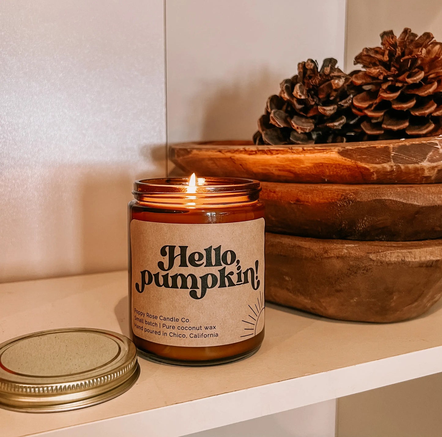 Hello Pumpkin! 8 oz Coconut Wax Candle