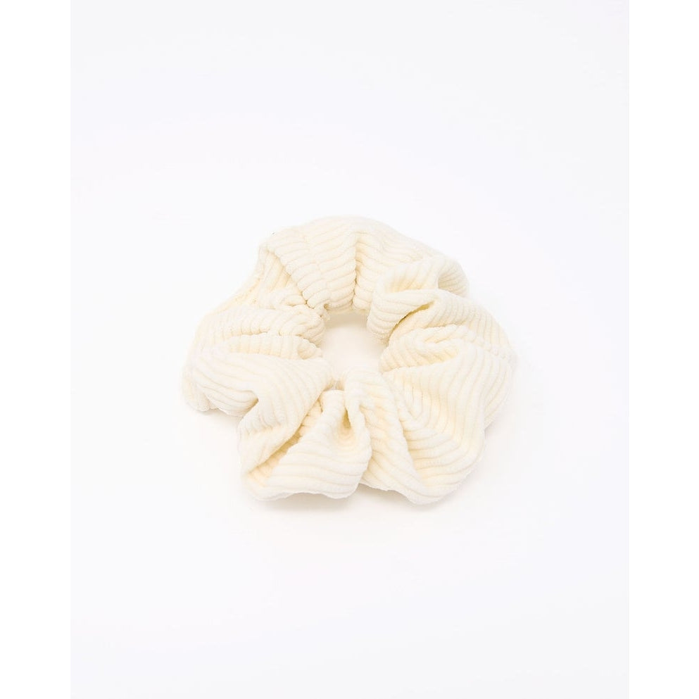 Large Corduroy Scrunchie - Beige