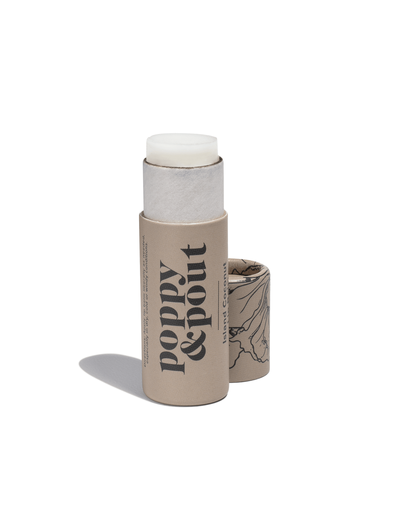 Poppy & Pout Island Coconut Lip Balm