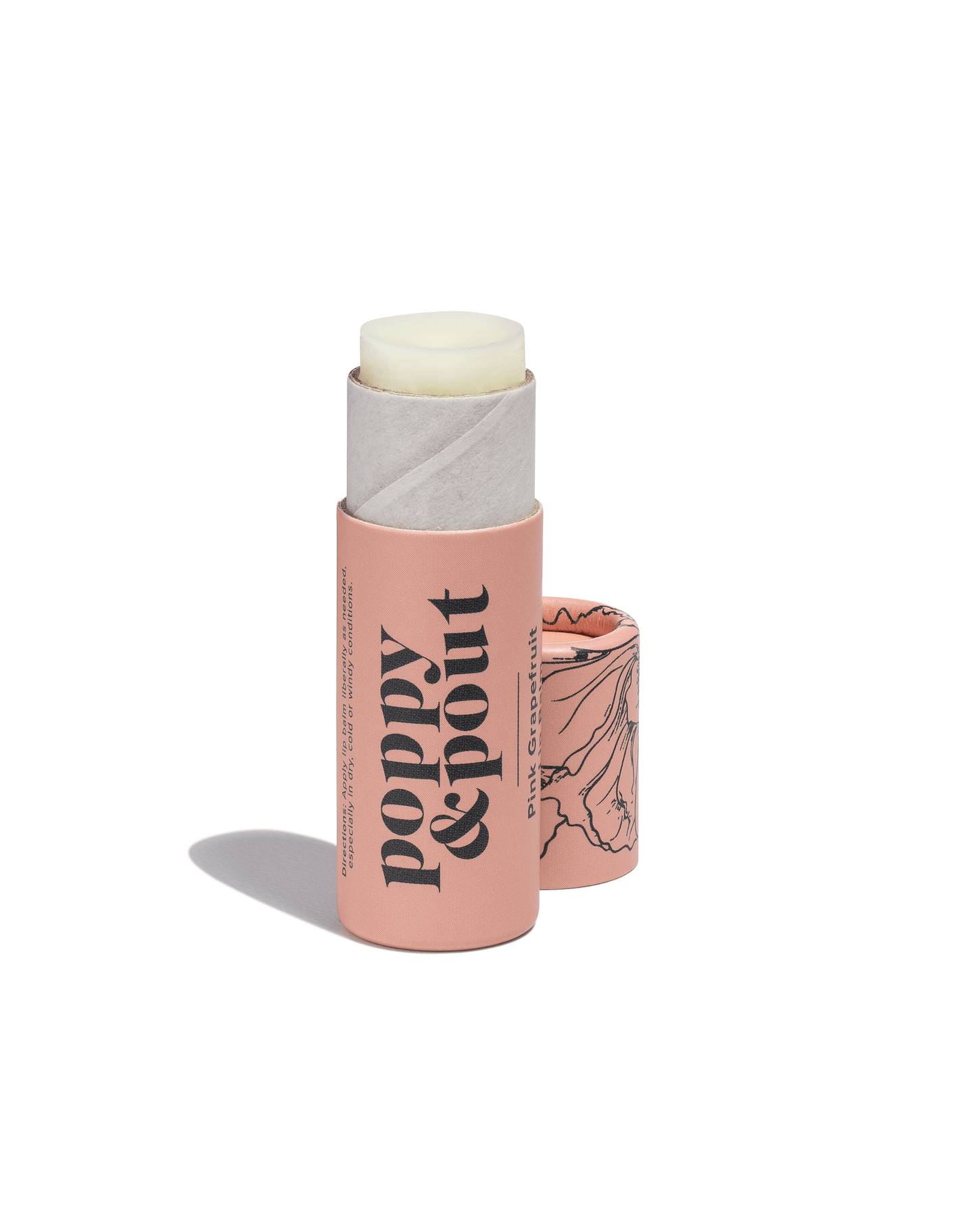 Poppy & Pout Pink Grapefruit Lip Balm