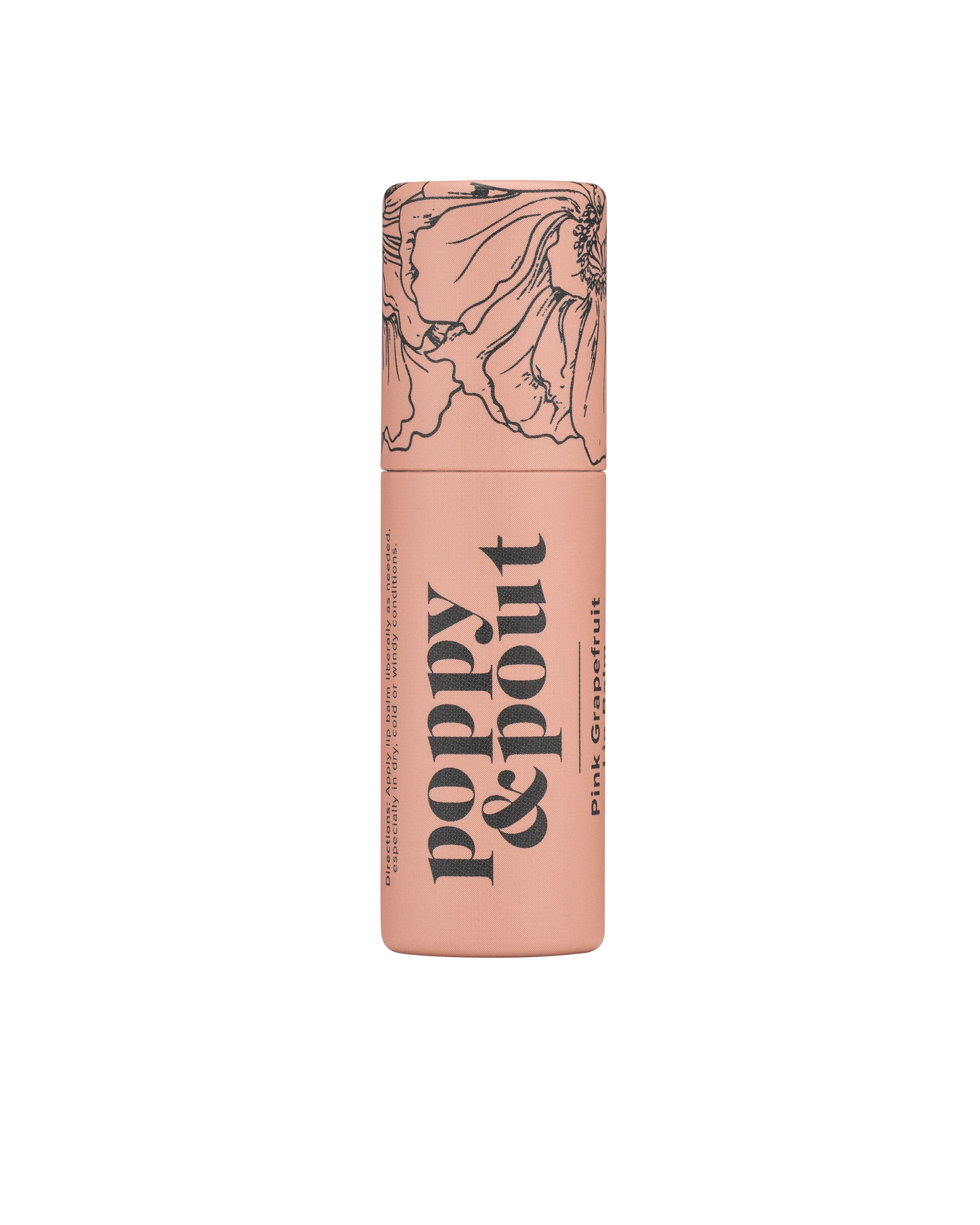 Poppy & Pout Pink Grapefruit Lip Balm