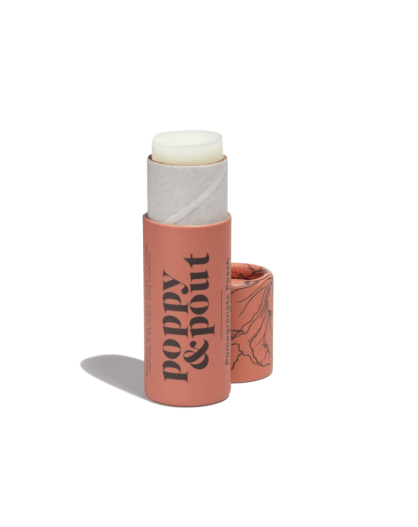 Poppy & Pout Pomegranate Peach Lip Balm