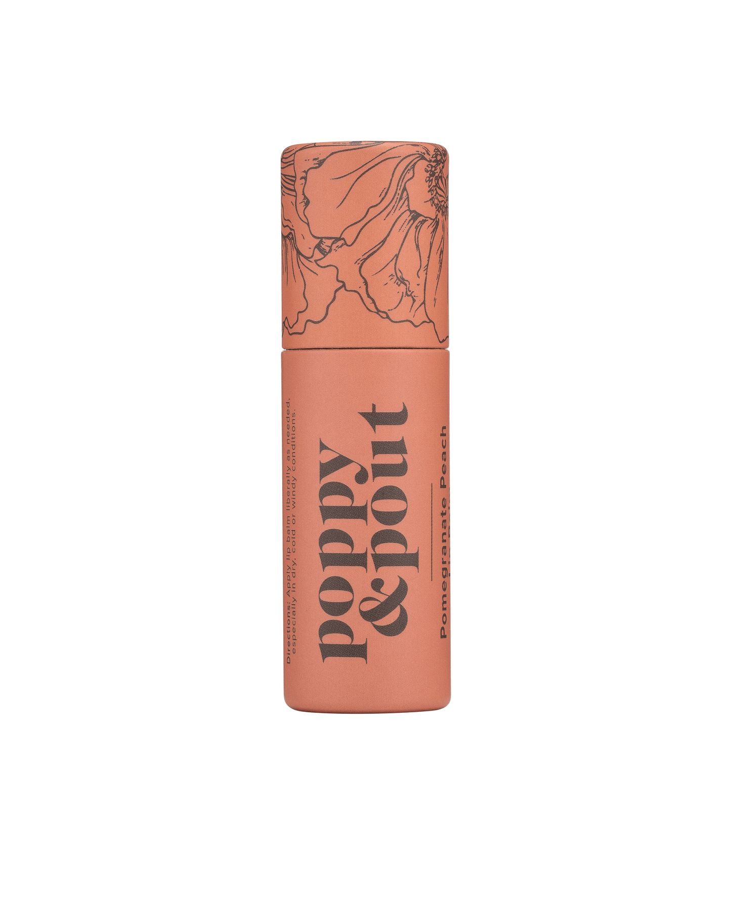 Poppy & Pout Pomegranate Peach Lip Balm