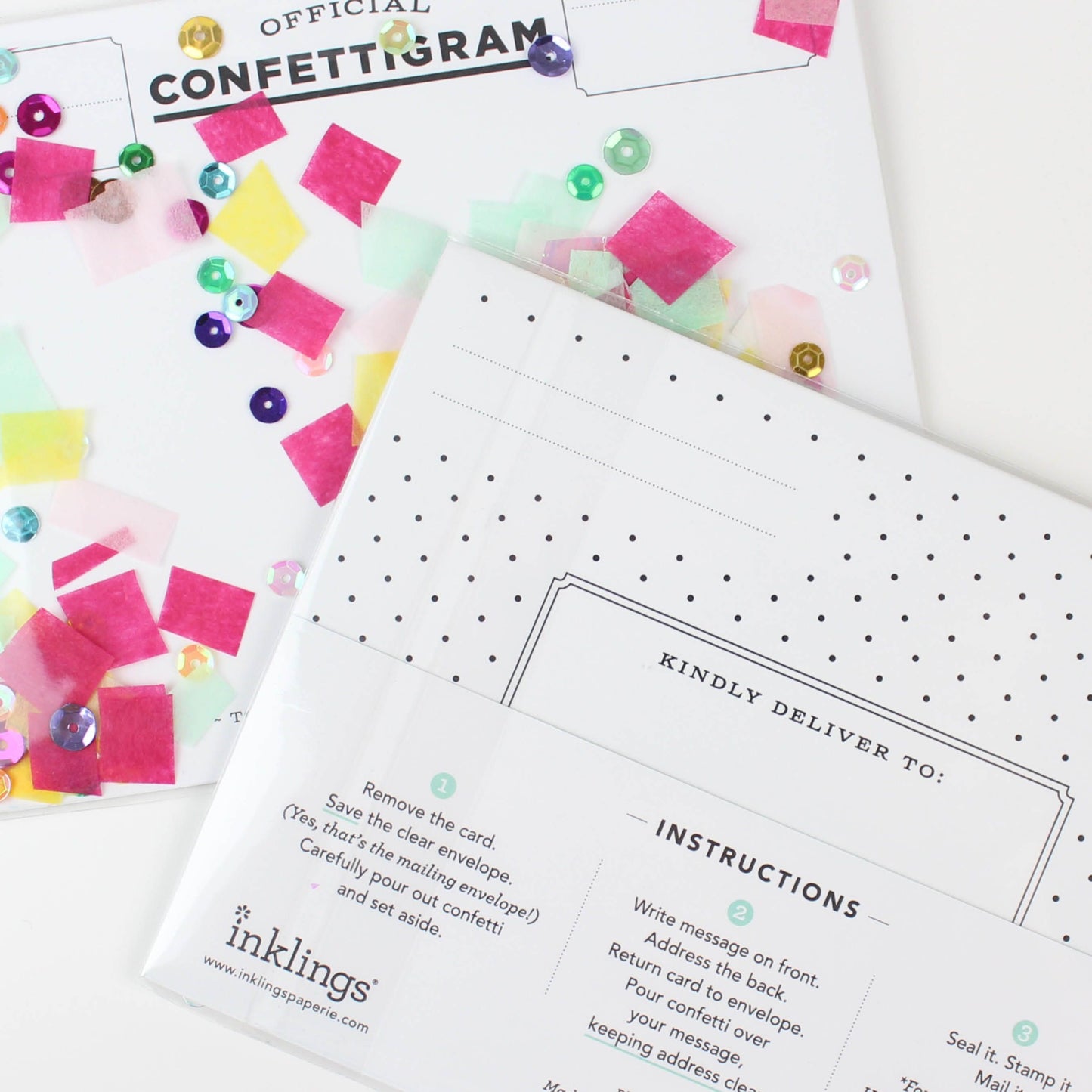 Birthday Brights Confettigram Card