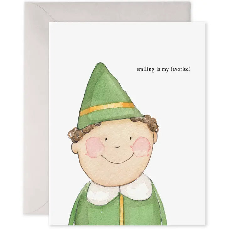Smiling Buddy Elf | Christmas Greeting Card
