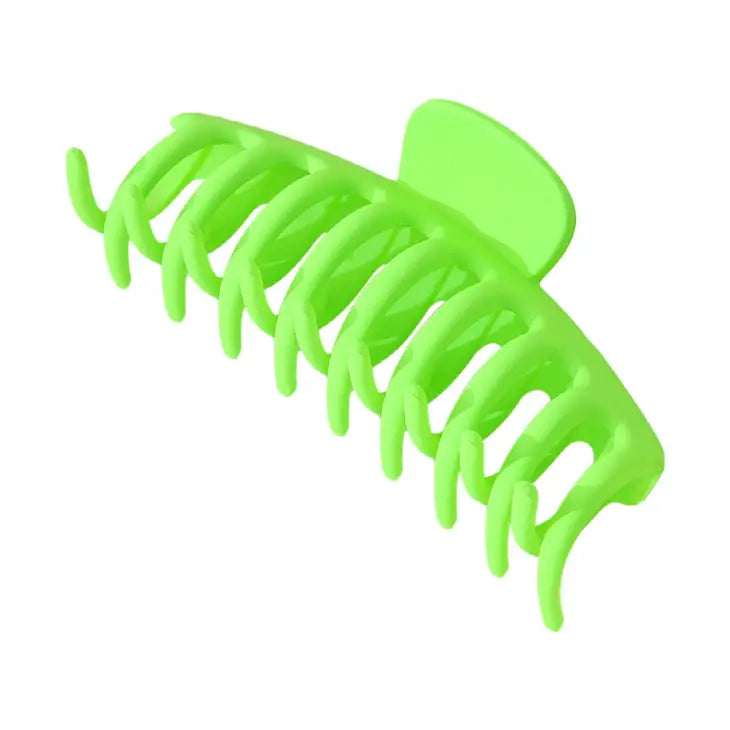Vibrant Large Claw Clip - Green