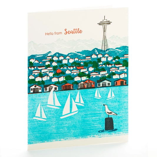 Hello from Seattle Notecard