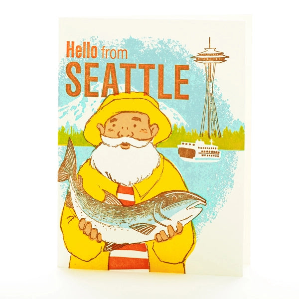 Seattle Fisherman Notecard