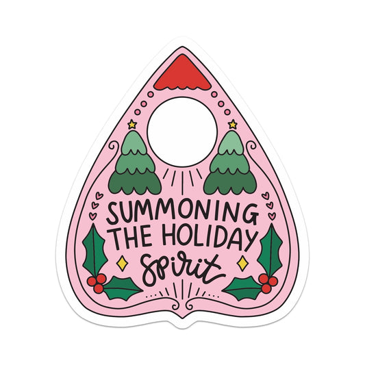 Summoning the Holiday Spirit - Christmas Planchette Sticker