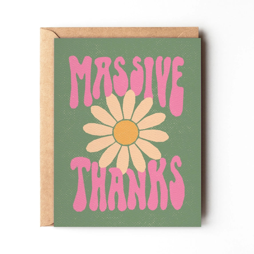 Massive Thanks - Fall Thank You Card