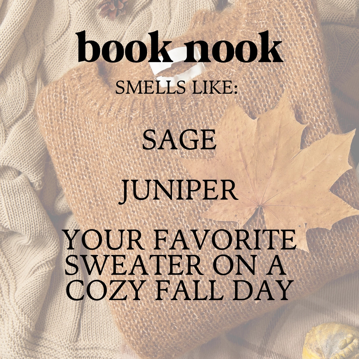 Book Nook Bookish Fall Candle Tin Gift