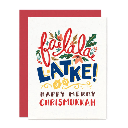 Fa La La Latke Card