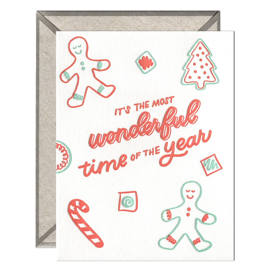 Most Wonderful Cookies - Winter Holidays Card