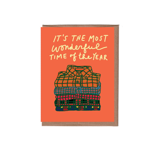 Fall Plaid Thanksgiving Greeting Card