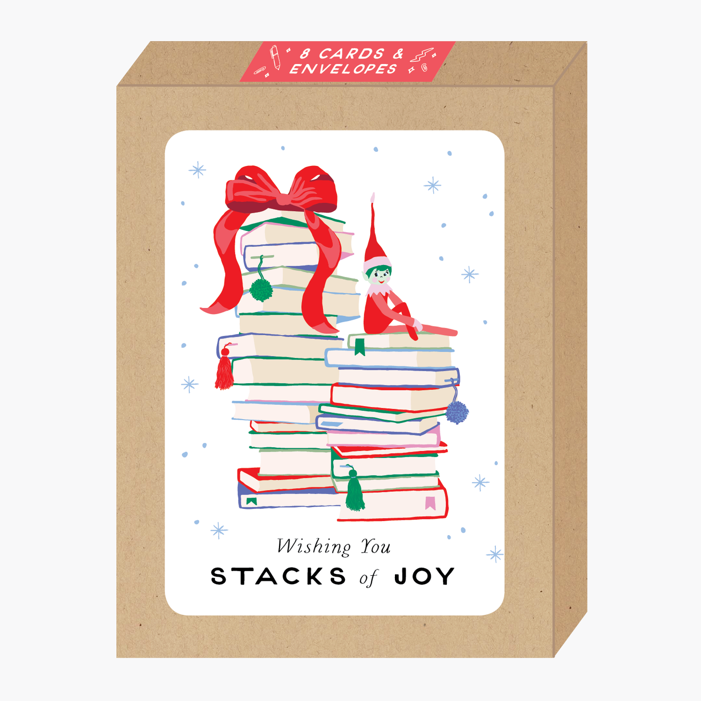 Stacks of Joy Holiday Card