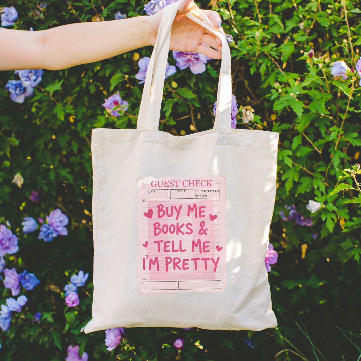 Tote Bag - Pink Bookish Gift Shop - Pretty Book Store Tote