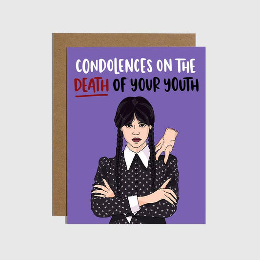 Wednesday Addams Birthday Card