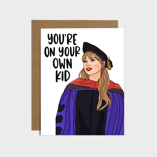 On Your Own Graduation Card