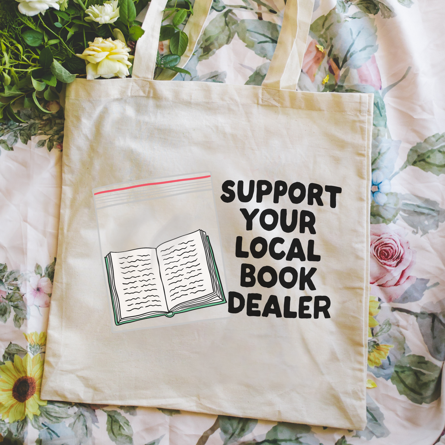 Tote Bag for Bookstore | Reader Gift Shop Local Book Dealer