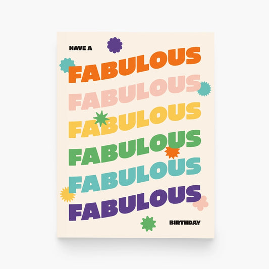 Have A Fab Birthday Greeting Card