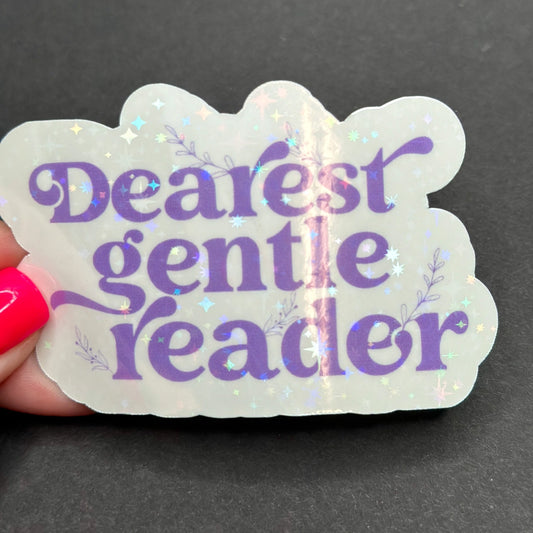 Dearest Gentle Reader - Bridgerton Sticker