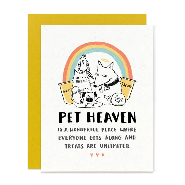 Pet Heaven Sympathy Card
