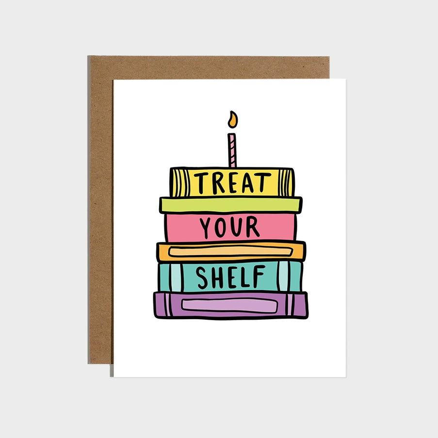 Treat Your Shelf Birthday Card