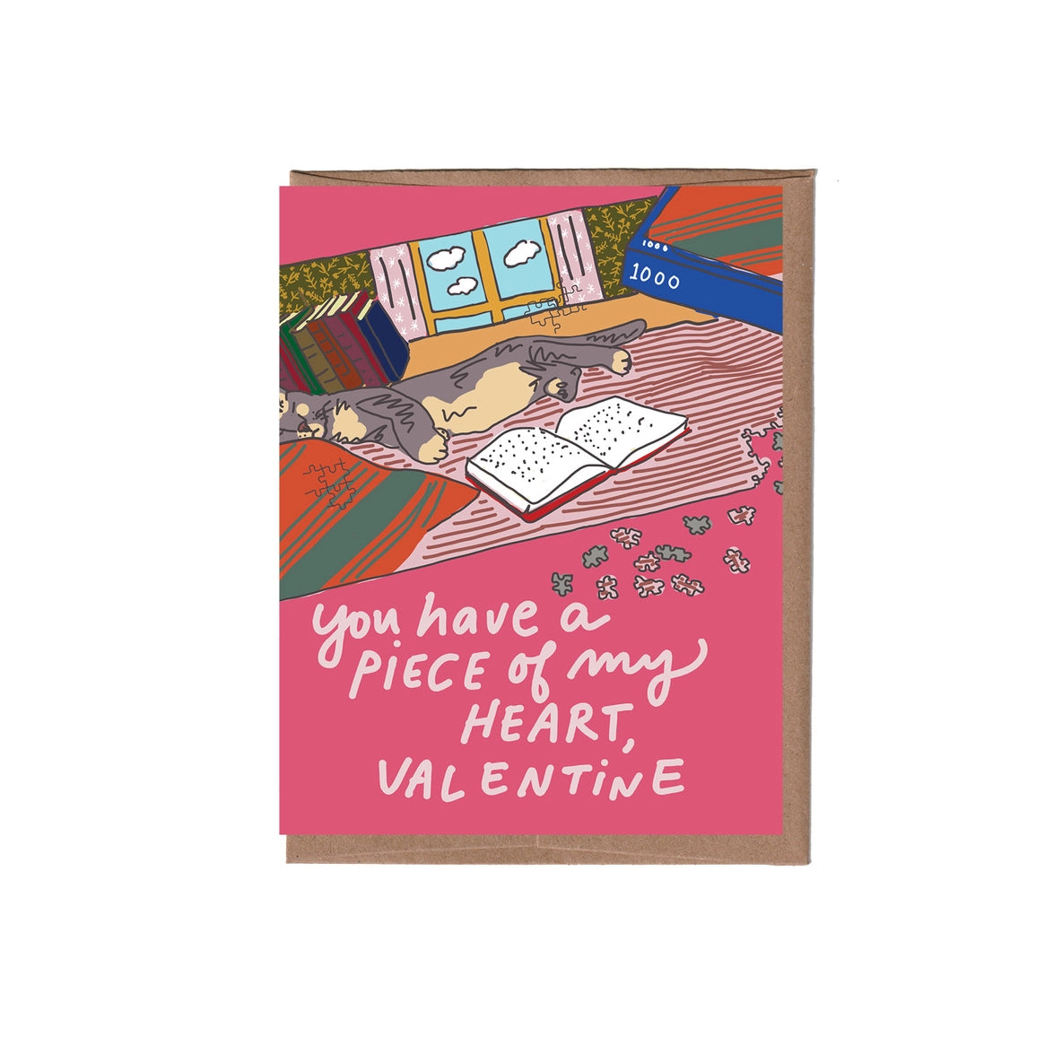 Puzzle Valentine's Day Greeting Card