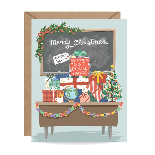 Scratch-Off Card - Teacher Christmas