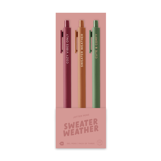 NEW! Seasonal Jotter Sets: Sweater Weather 3 Pack