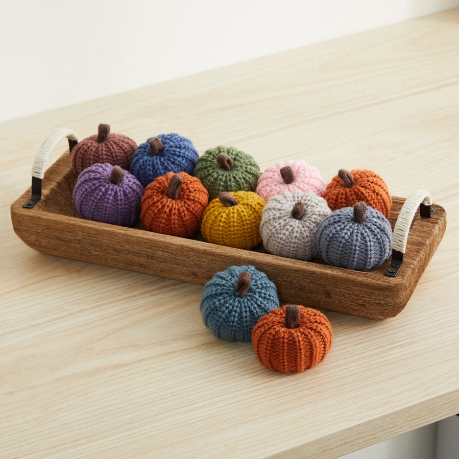 Knit Pumpkin - Fall Decoration (Extra Small)