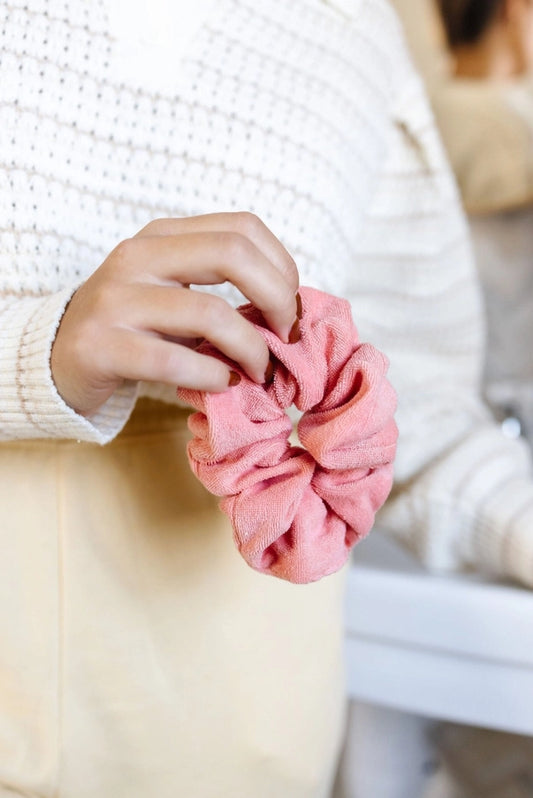 Hibiscus Towel Scrunchie