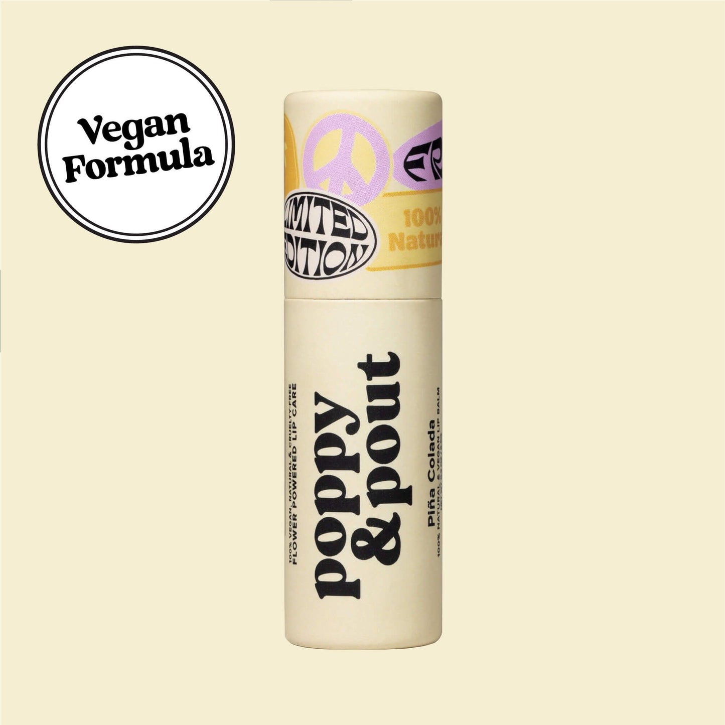 Sunshine Vibes Poppy & Pout Piña Colada Lip Balm (LIMITED EDITION) - Now Vegan!