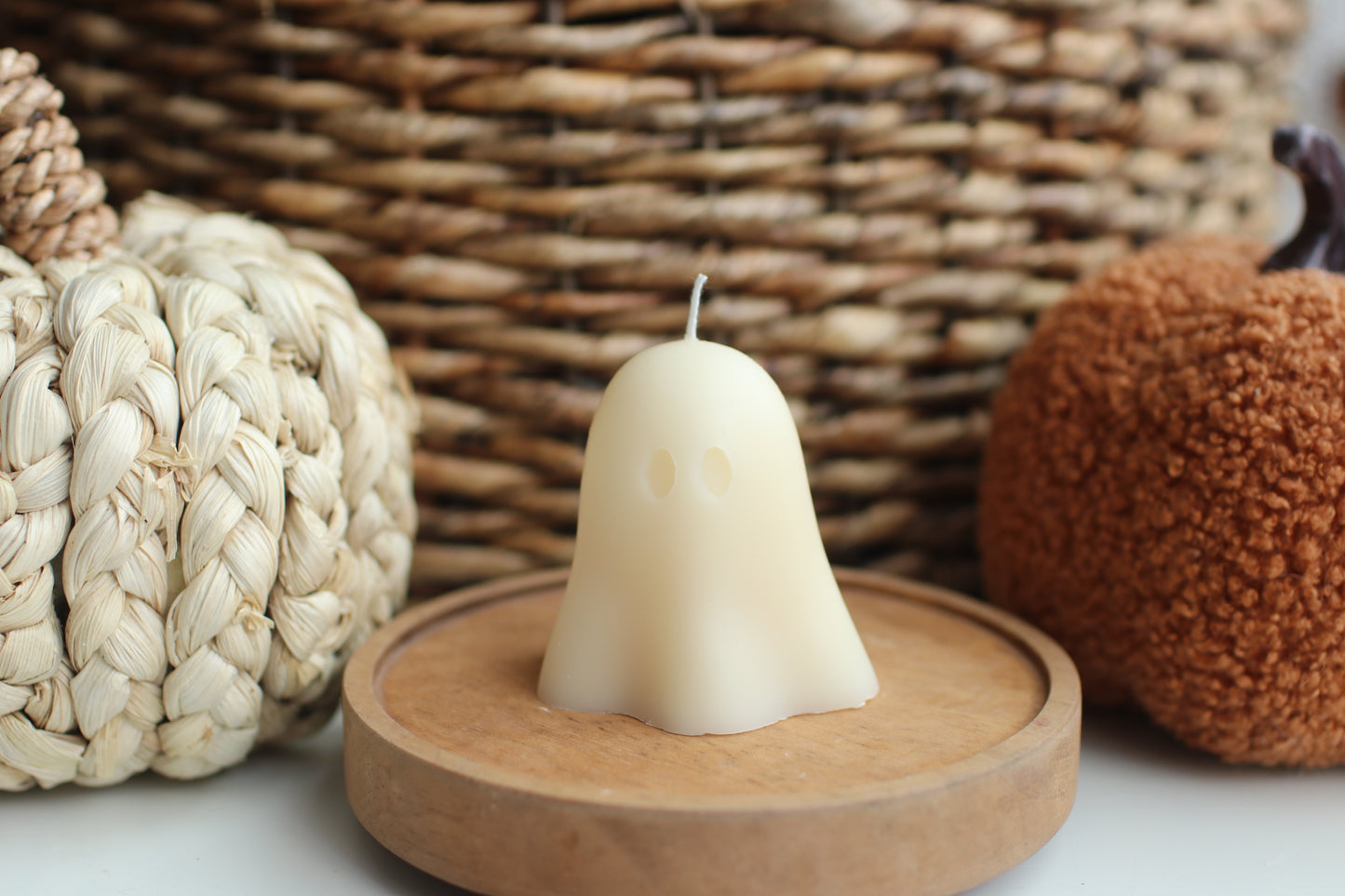 Cute Halloween Ghost Candle - C
