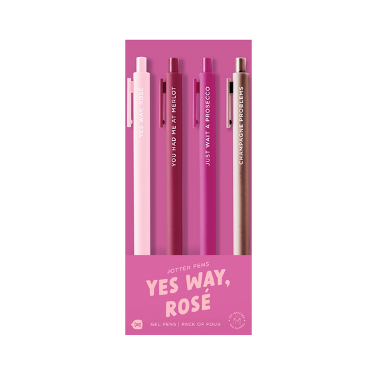 Yes Way Rosé Jotter Set 4 Pack