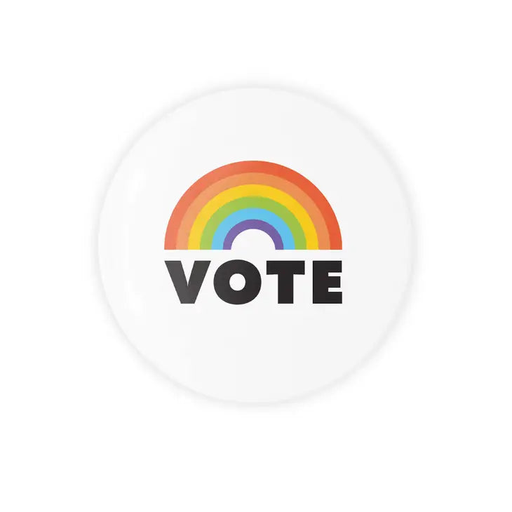 Vote Rainbow - 1.25" Round Button