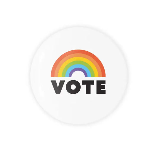 Vote Rainbow - 1.25" Round Button