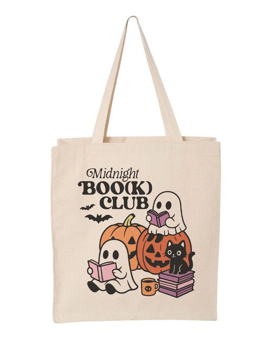 Midnight Book Club Canvas Tote Bag