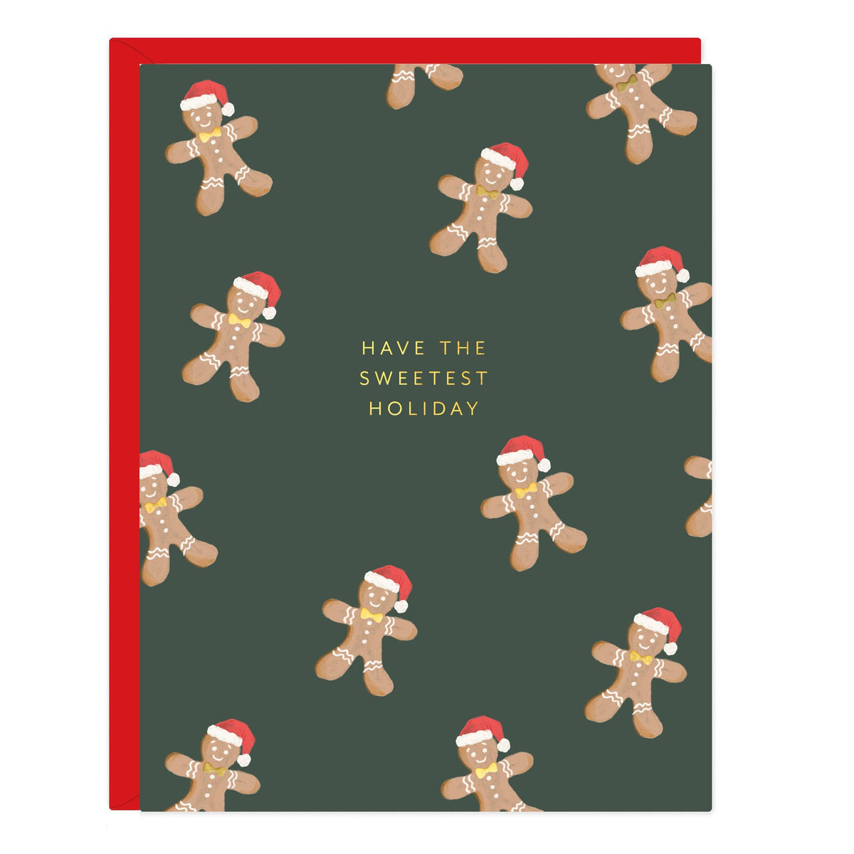 Gingerbread Christmas Card: Boxed Set of 6