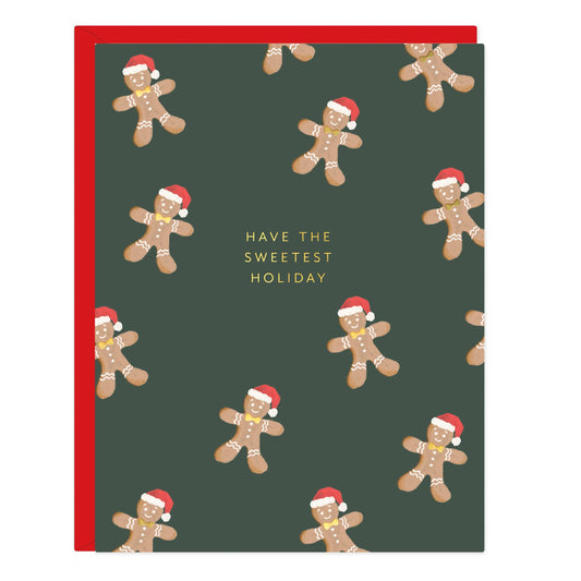 Gingerbread Christmas Card: Boxed Set of 6