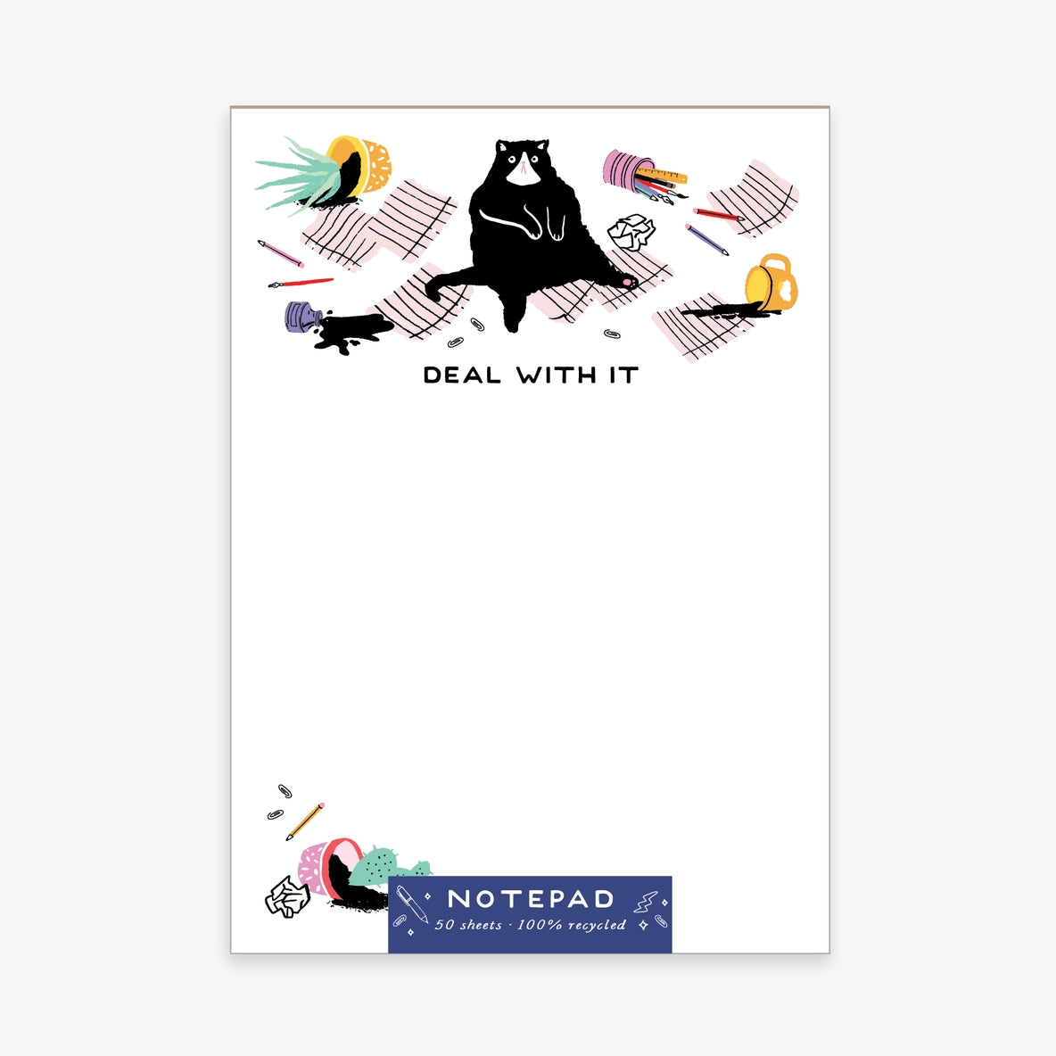 Deal with It Cat Notepad