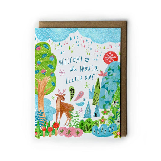 Welcome To the World Little One Greeting Card