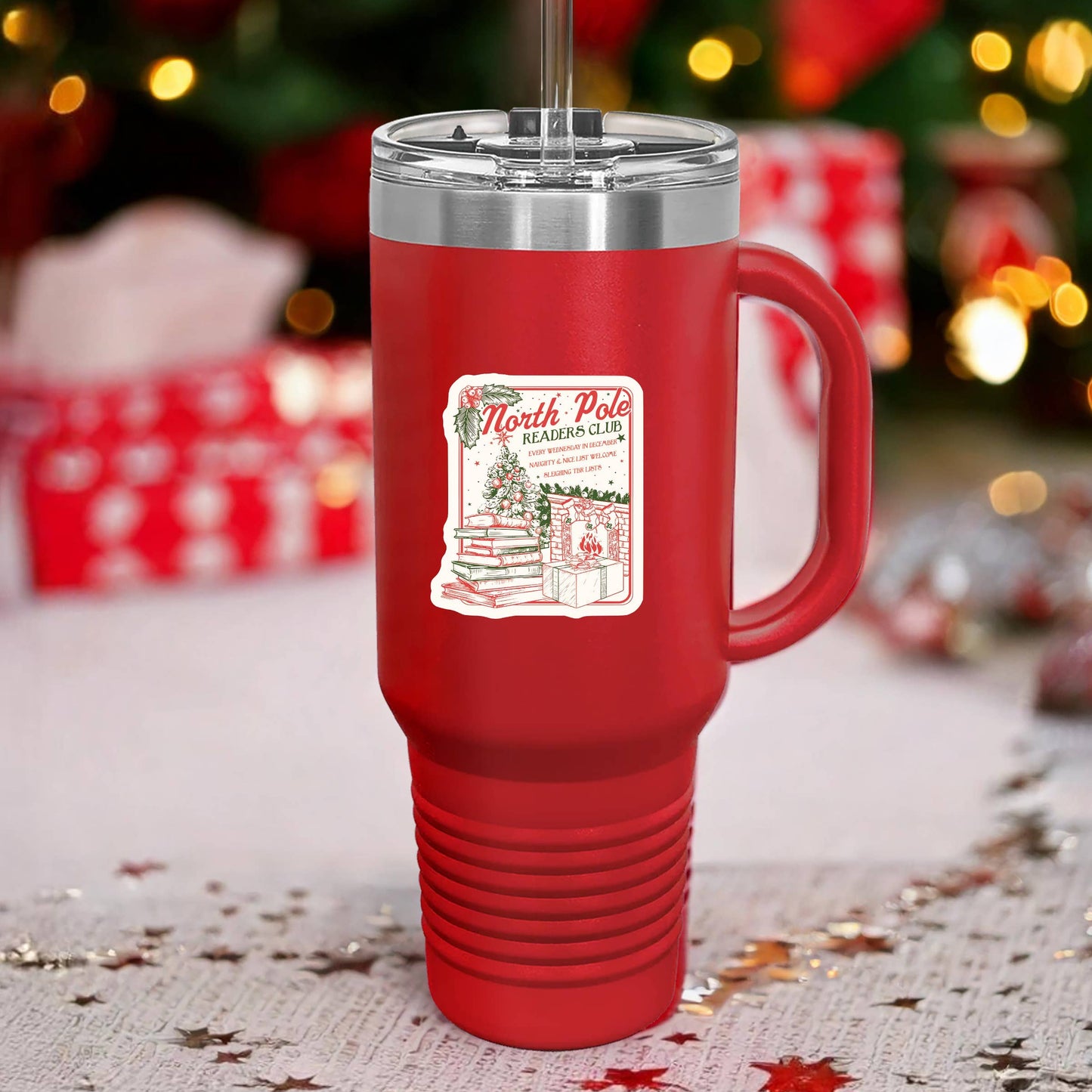 Christmas Stocking Stuffer Book High Quality Vinyl Sticker