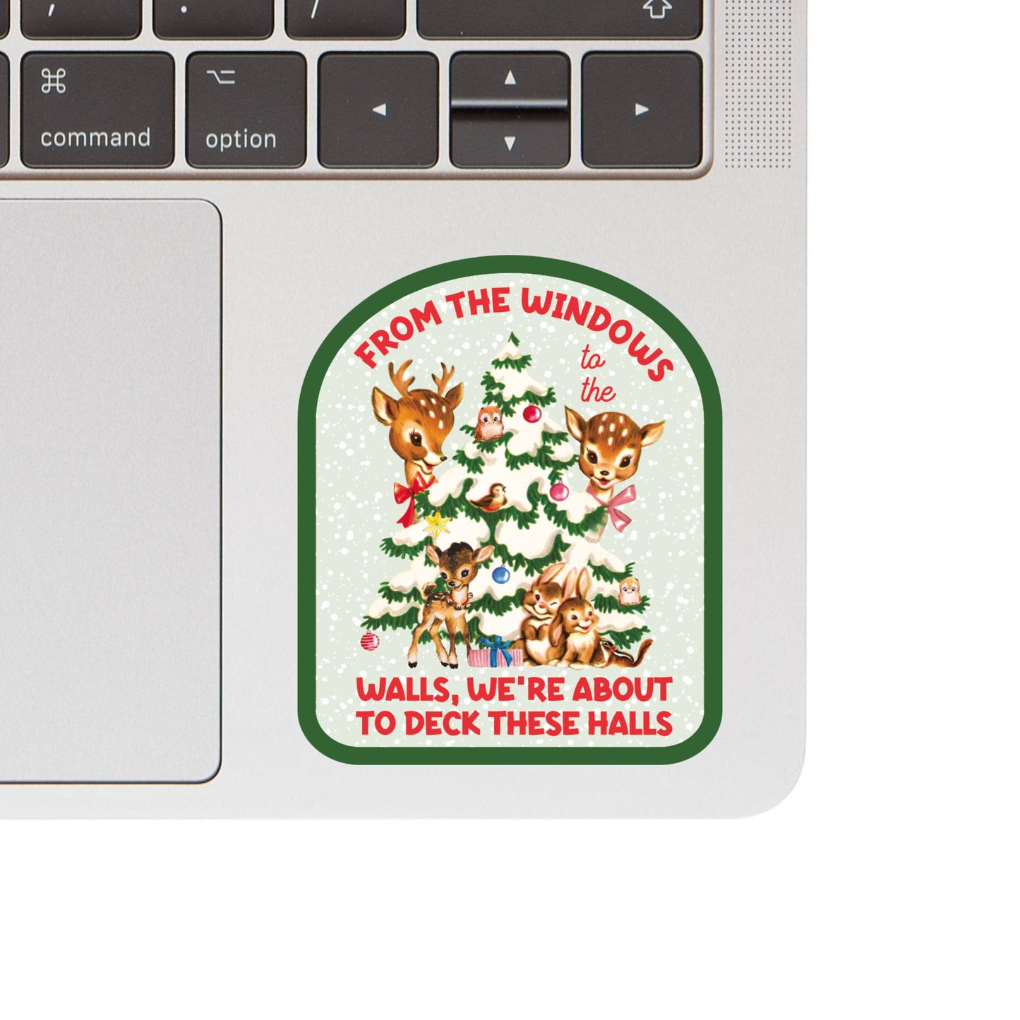Holiday Christmas Funny Animal High Quality Vinyl Sticker