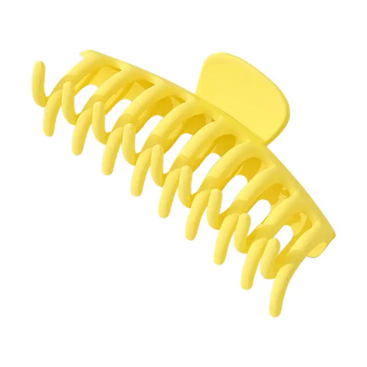 Vibrant Large Claw Clip - Yellow