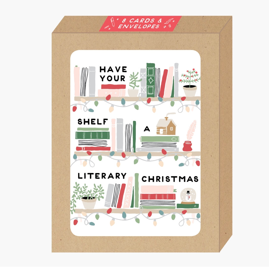 Boxed Literary Christmas Holiday Card