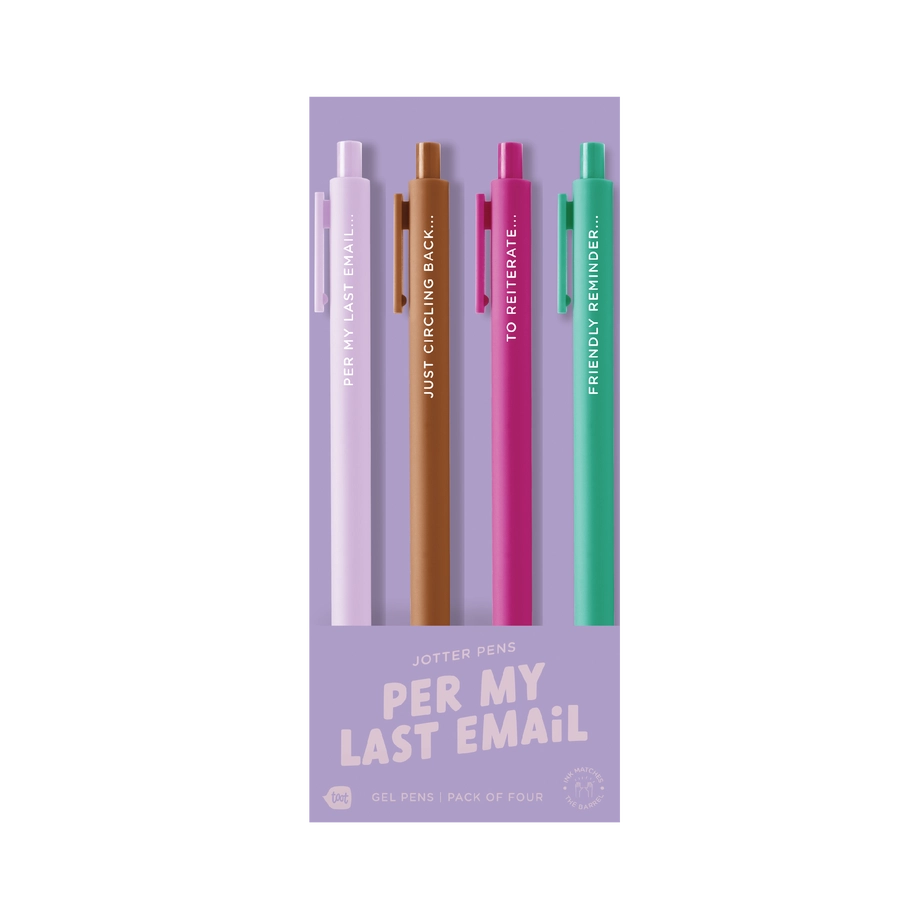 Per My Last Email Jotter Set 4 Pack